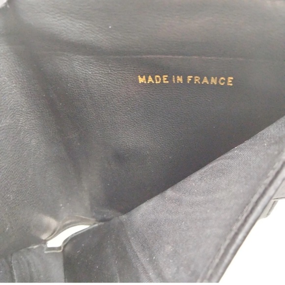 Chanel Black Leather Compact Wallet - Picture 6 of 9